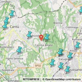 Mappa Via Marmolada, 22063 Cantù CO, Italia (3.19929)