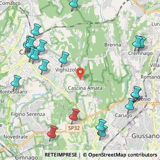 Mappa Via Marmolada, 22063 Cantù CO, Italia (3.0085)
