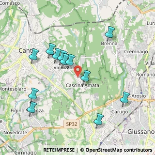 Mappa Via Marmolada, 22063 Cantù CO, Italia (2.0275)
