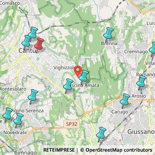 Mappa Via Marmolada, 22063 Cantù CO, Italia (3.06)