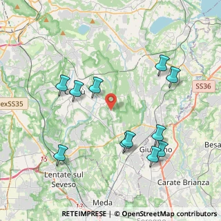 Mappa Via Marmolada, 22063 Cantù CO, Italia (4.21091)