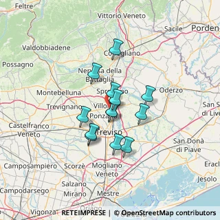 Mappa 31020 Villorba TV, Italia (9.48846)