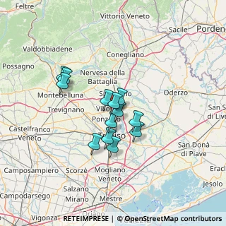 Mappa 31020 Villorba TV, Italia (9.64385)