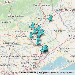 Mappa 31020 Villorba TV, Italia (9.57429)