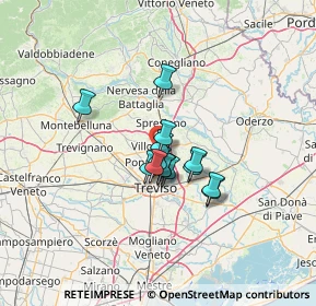 Mappa 31020 Villorba TV, Italia (8.09929)