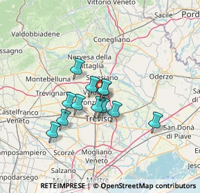 Mappa 31020 Villorba TV, Italia (9.84917)