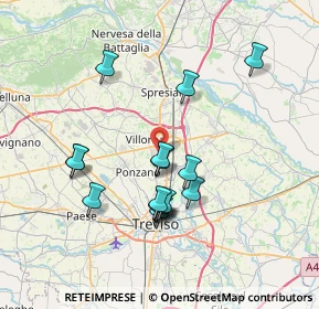 Mappa 31020 Villorba TV, Italia (6.7025)