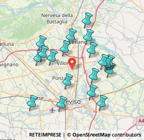 Mappa 31020 Villorba TV, Italia (7.09053)