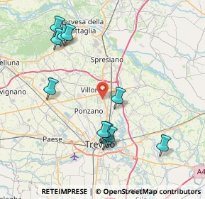 Mappa 31020 Villorba TV, Italia (8.44818)