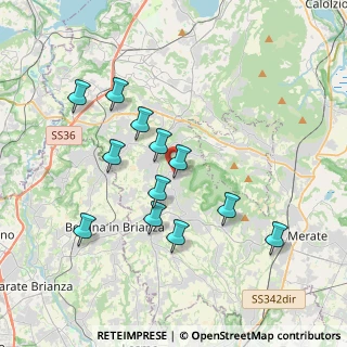 Mappa Via Monte Grappa, 23897 Viganò LC, Italia (3.50833)