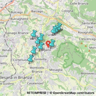 Mappa Via Monte Grappa, 23897 Viganò LC, Italia (1.27818)