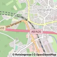 Hartă Vergiate