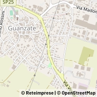 Karte Guanzate