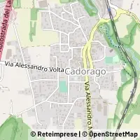 Kaart Cadorago