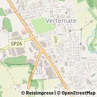 Kaart Vertemate con Minoprio