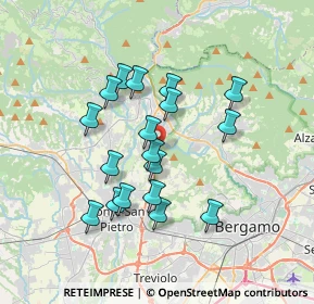 Mappa Via Bergamo, 24018 Paladina BG, Italia (3.07222)