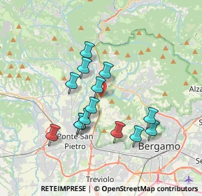 Mappa Via Bergamo, 24018 Paladina BG, Italia (3.08286)