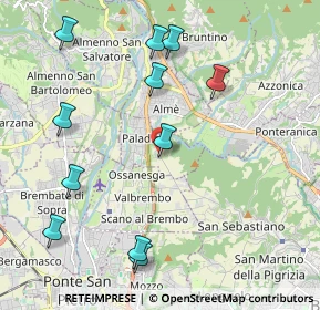 Mappa Via Bergamo, 24018 Paladina BG, Italia (2.33)