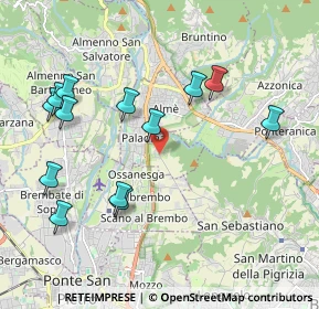 Mappa Via Bergamo, 24018 Paladina BG, Italia (2.14077)