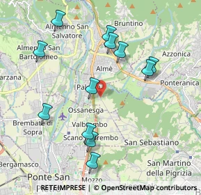 Mappa Via Bergamo, 24018 Paladina BG, Italia (2.0525)