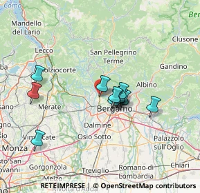 Mappa Via Bergamo, 24018 Paladina BG, Italia (10.68667)