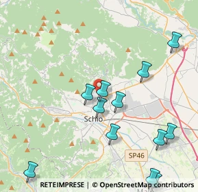 Mappa Via Pizzolato, 36015 Schio VI, Italia (5.56733)