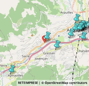 Mappa Frazione Condemine, 11010 Sarre AO, Italia (2.9775)