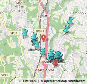 Mappa Via Isonzo, 21041 Albizzate VA, Italia (0.9165)