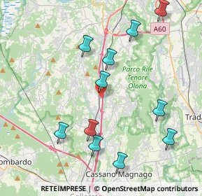 Mappa Via Isonzo, 21041 Albizzate VA, Italia (4.34455)