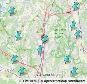 Mappa Via Isonzo, 21041 Albizzate VA, Italia (5.58455)