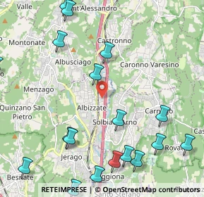 Mappa Via Isonzo, 21041 Albizzate VA, Italia (2.969)