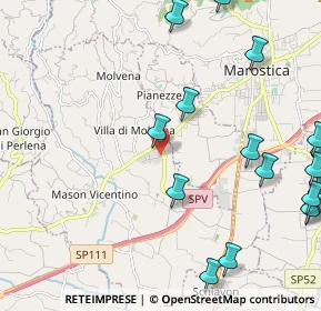 Mappa Via del Progresso, 36064 Colceresa VI, Italia (3.0755)