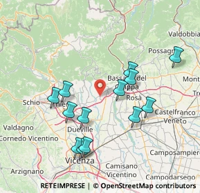 Mappa Via del Progresso, 36064 Colceresa VI, Italia (14.73769)