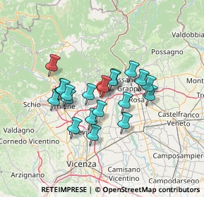 Mappa Via del Progresso, 36064 Colceresa VI, Italia (10.508)
