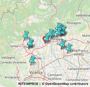 Mappa Via del Progresso, 36064 Colceresa VI, Italia (10.86875)