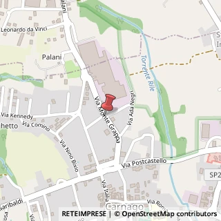 Mappa Via monte grappa 38, 21040 Carnago, Varese (Lombardia)