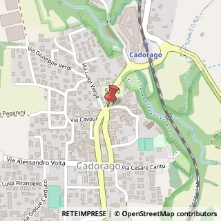 Mappa Piazza Libertà, 7, 22071 Cadorago, Como (Lombardia)