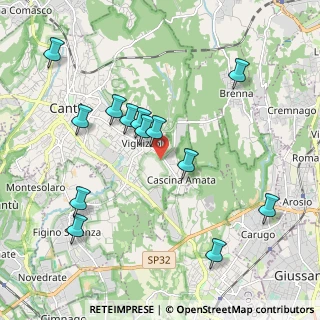 Mappa Via Niccolò Paganini, 22063 Cantù CO, Italia (2.06615)