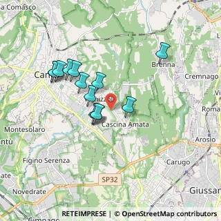 Mappa Via Niccolò Paganini, 22063 Cantù CO, Italia (1.56385)