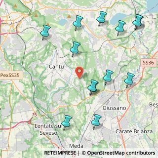 Mappa Via Niccolò Paganini, 22063 Cantù CO, Italia (5.05692)