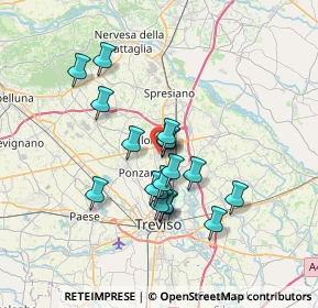 Mappa 31050 Villorba TV, Italia (5.67778)