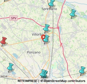 Mappa 31050 Villorba TV, Italia (6.27545)