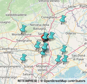 Mappa 31050 Villorba TV, Italia (10.09133)