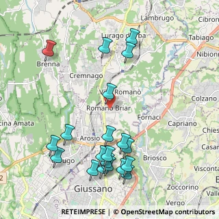 Mappa Via Prealpi, 22044 Inverigo CO, Italia (2.36)