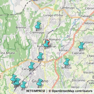 Mappa Via Prealpi, 22044 Inverigo CO, Italia (3.11273)