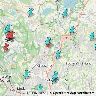 Mappa Via Prealpi, 22044 Inverigo CO, Italia (6.5515)