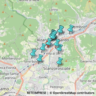Mappa Via Toscana, 24022 Alzano Lombardo BG, Italia (1.09438)