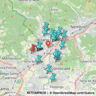 Mappa Via Toscana, 24022 Alzano Lombardo BG, Italia (1.3395)