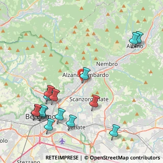 Mappa Via Toscana, 24022 Alzano Lombardo BG, Italia (5.21867)