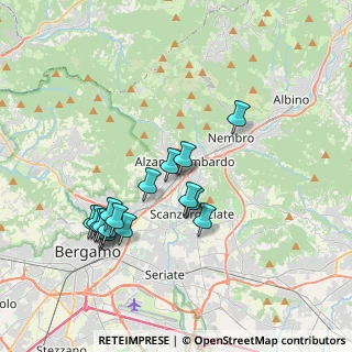 Mappa Via Toscana, 24022 Alzano Lombardo BG, Italia (3.67176)